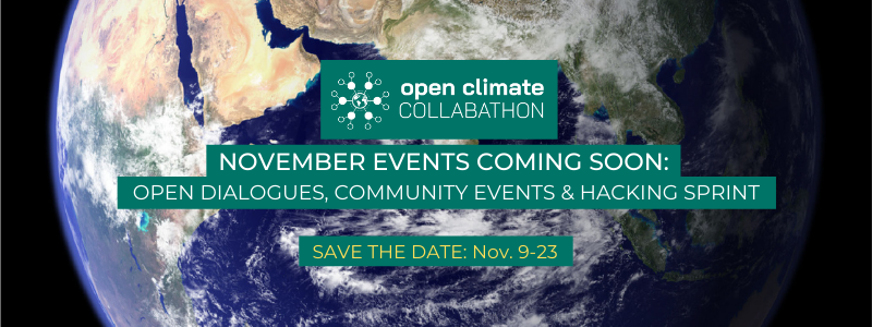 Open Climate Collabathon tweet media