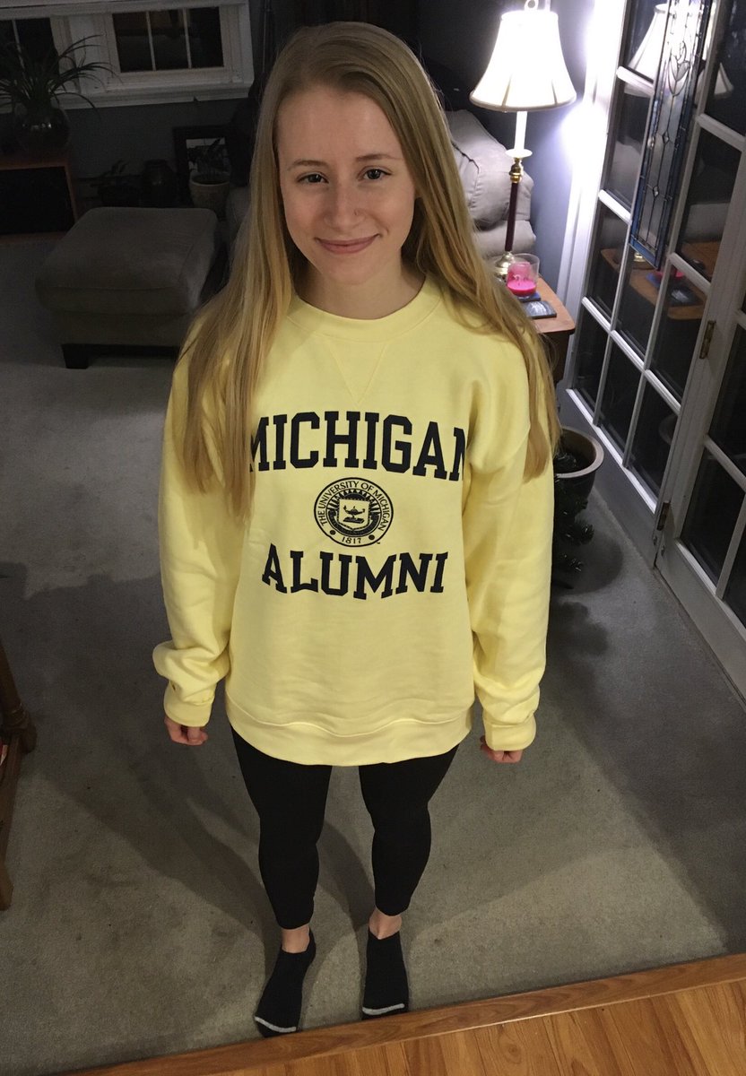 kellymcrumley's tweet photo. How it started    ⏩   How it’s going        (Go Blue edition) https://t.co/3z4C9Or5EK
