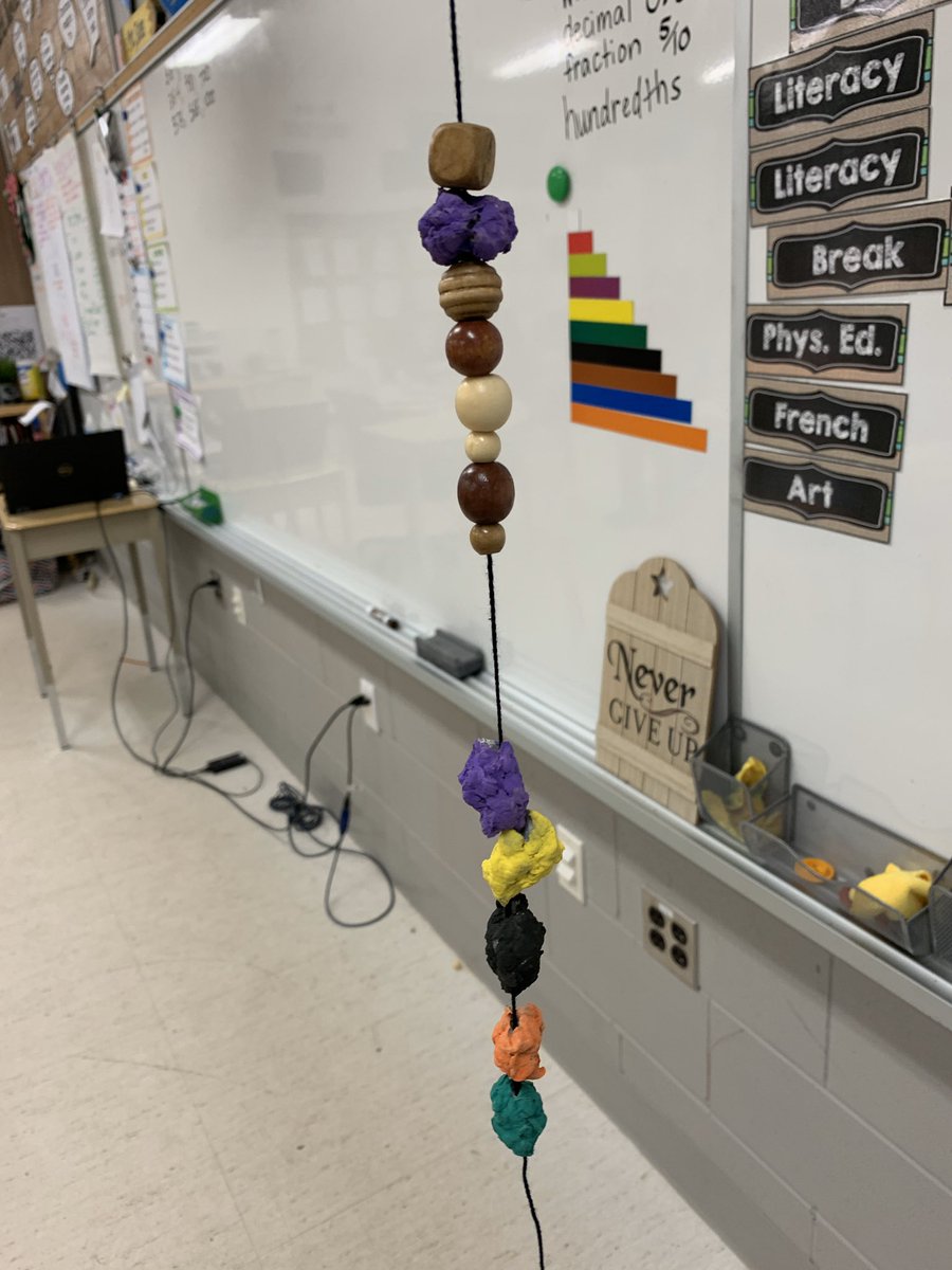 EmilyHelgerman's tweet photo. Completed our recycling process to make paper beads today! Ripping paper - making pulp- forming beads- painting our beads-making bracelets/keychains! Loved watching the creativity flourish 📑 @htubman2015 https://t.co/V4M27wfPeY