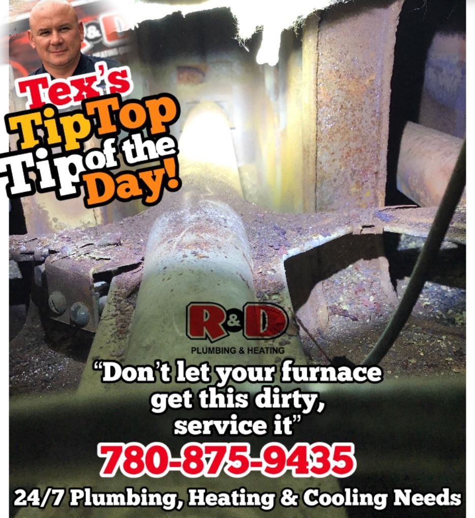 RD_Plumbing's tweet photo. Tex’s Tip Top Tip of the Day
Have our expertly qualified technicians diagnose and repair any plumbing and heating needs.
Call 780-875-9435
Voted #1 in Customer Service
Lloydminster’s ‘best on border’ for Furnace Repairs.
24/7 365
#textips #rdtips #rdplumbingandheating https://t.co/F2QHoPazEC