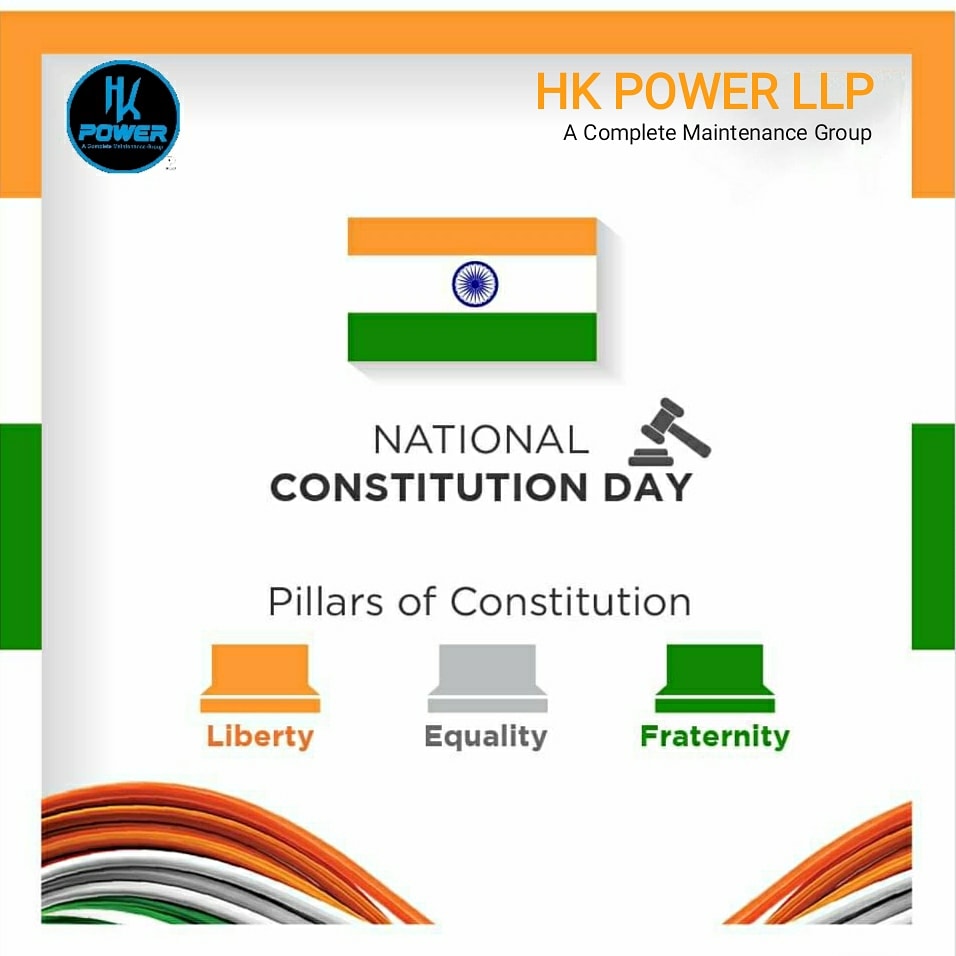 hkpowerllp's tweet photo. Let’s pledge to uphold the spirit of justice, liberty, equality &amp; fraternity and deepen the democratic values. Proudly celebrating the 71st anniversary of Constitution Day.

#ConstitutionDay 
#hkpowerllp
#hkpoweracompletemaintenancegroup https://t.co/laMEyzcIFn