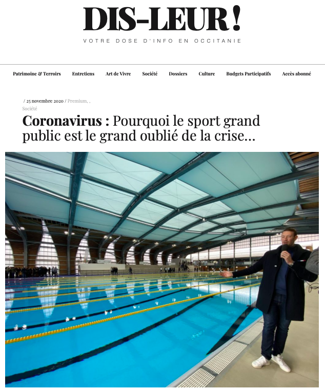 VoiesCiviles's tweet photo. "Sport loisir, sport en club, sport santé… Les pratiques sportives pour adultes en intérieur sont à l’arrêt. Passées pour pertes et profits alors qu’elles concernent, rien qu’en @Occitanie, 1,4 millions d’adhérents." @dis_leur @kamelchibli @CaroleDelga 
https://t.co/qdAP2RiHjV https://t.co/EaH26IGDzY