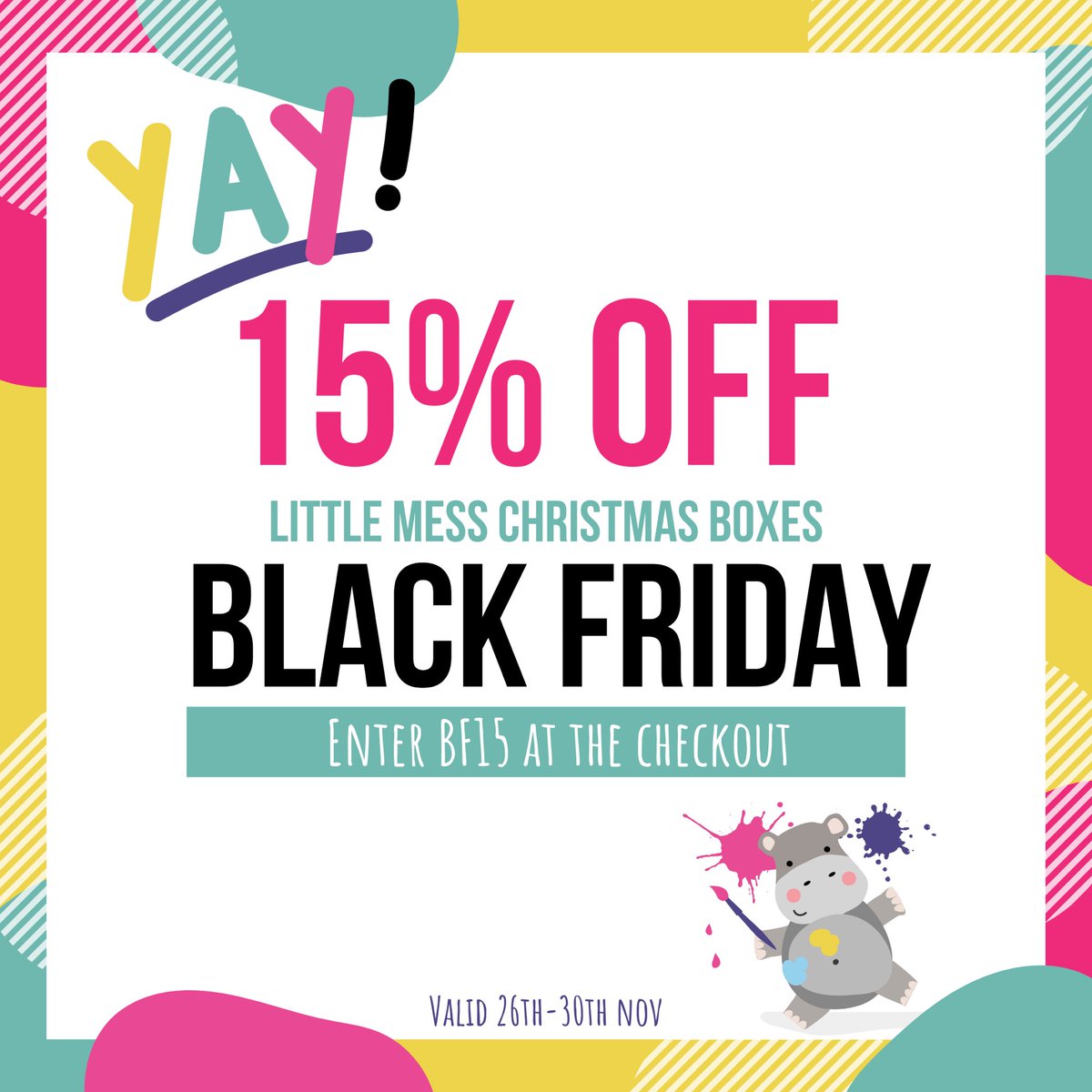 LittleMessSL's tweet photo. ⚫️ 15% OFF LITTLE MESS CHRISTMAS BOXES ⚫️ 
.
⚡️ Black Friday is HERE https://t.co/7ph5E173kD ⚡️ 
.
#blackfriday #sale #blackfridaysale #buynow #deals #bargain https://t.co/3VRmYhkstL