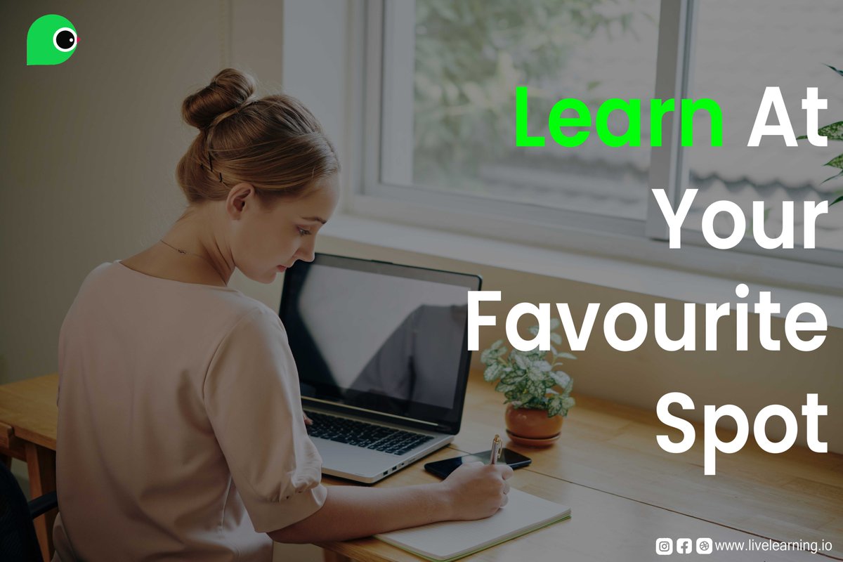 LiveLearningApp's tweet image. Talking about your favourite park, beach or public place?
Learn at your favourite spot with our LIVE LEARNING free teaching app 😄

Try it at Livelearning.io for free 👨‍💻

#learningisfun #learnfun #elearning #distancelearning  #onlineclassforfree #learning #livelearning