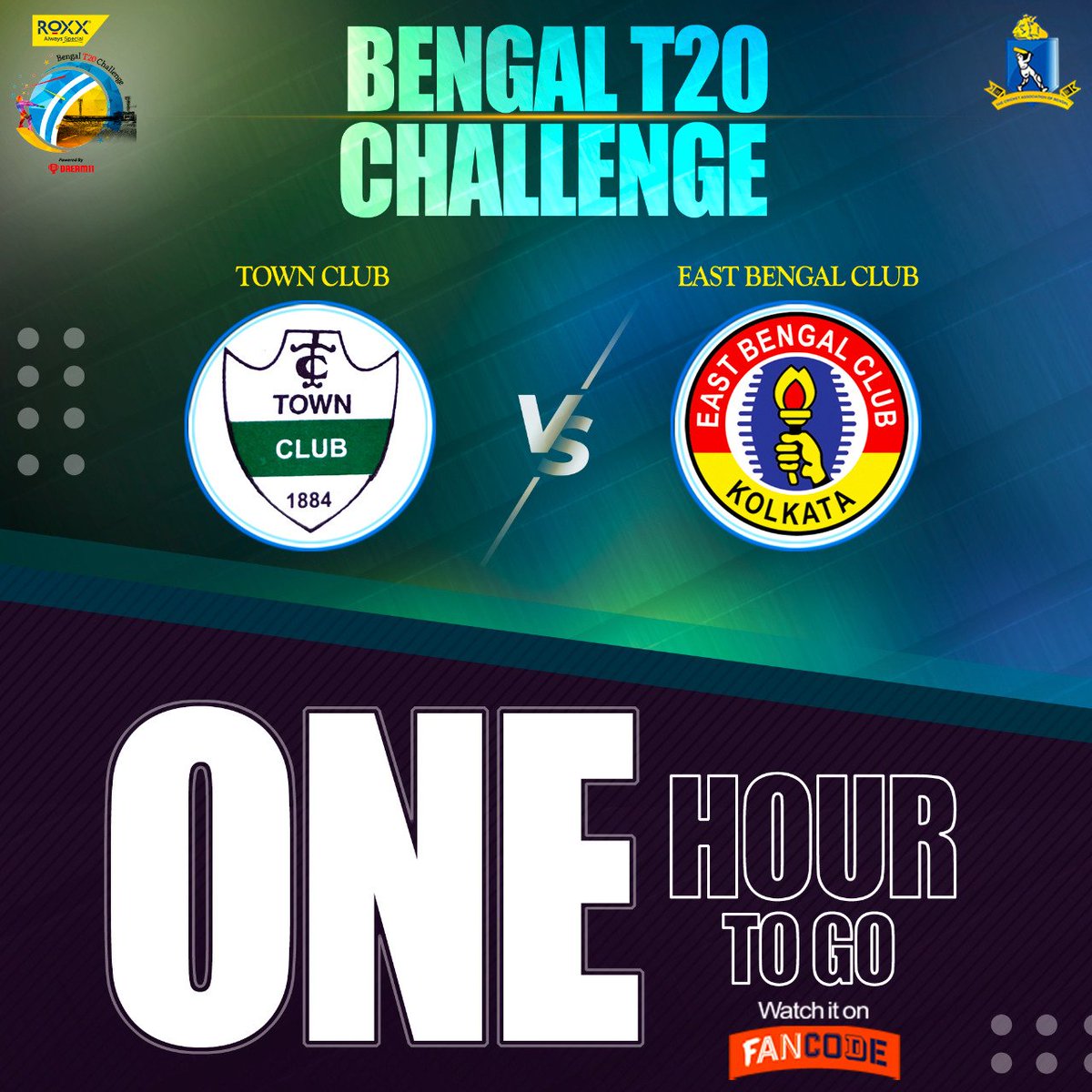 CabCricket's tweet photo. Can #EastBengal pick up their first win of the season today or will #TownClub emerge victorious? 

Watch the match live on the FanCode app: https://t.co/dhiqlrW8ZS

#CAB #EBvTC #BengalCricket #BengalT20Challenge https://t.co/LJNCVDblZg