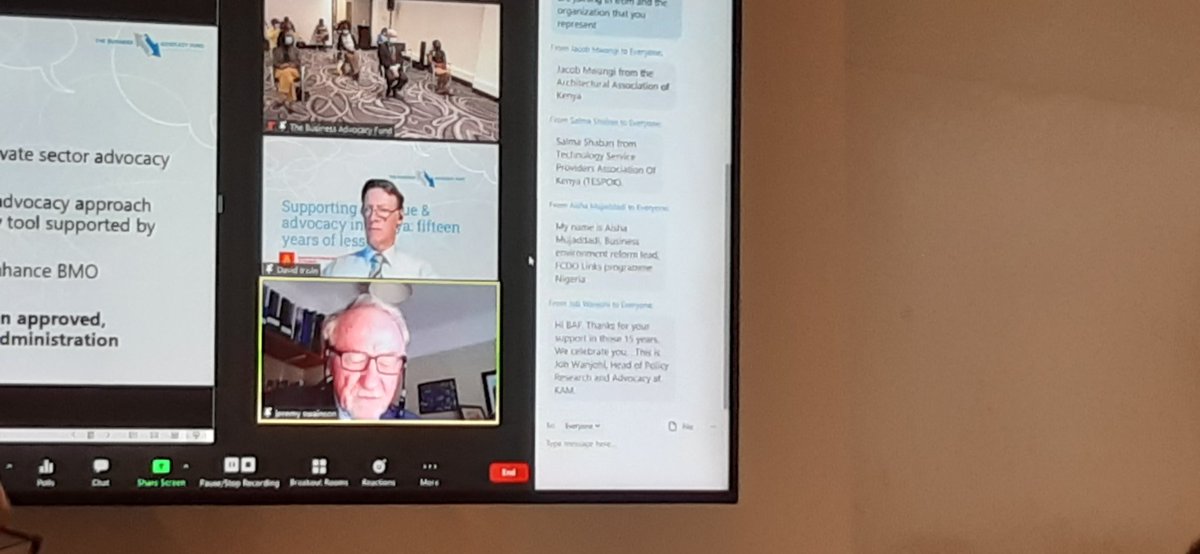 bafkenya's tweet photo. Jeremy Swaison (highlighted in green), the project director for BAF at Tetra Tech Dev Intl giving a presentation on the journey of BAF  from inception to present day #publicprivatedialogue
#publicpolicyadvocacy https://t.co/rUcvn6GVkK