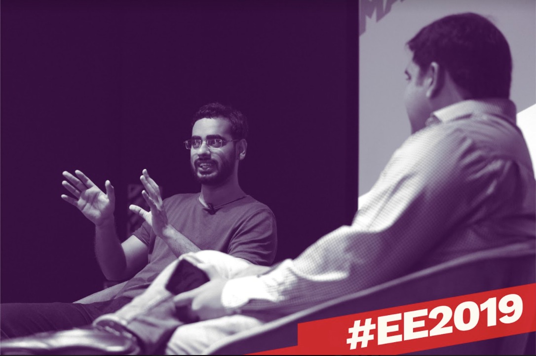 altecremedy's tweet photo. #EEThrowback to an amazing #EE2019 masterclass from @AnkushSach. The CEO/Co-Founder of @sharechatapp took the audience on a high-speed ride from 'Zero to One', and shared learnings from the early days of building the platform. Apply to #EE21 now at https://t.co/YBfW7WDzNh https://t.co/Z8pJZADqmc
