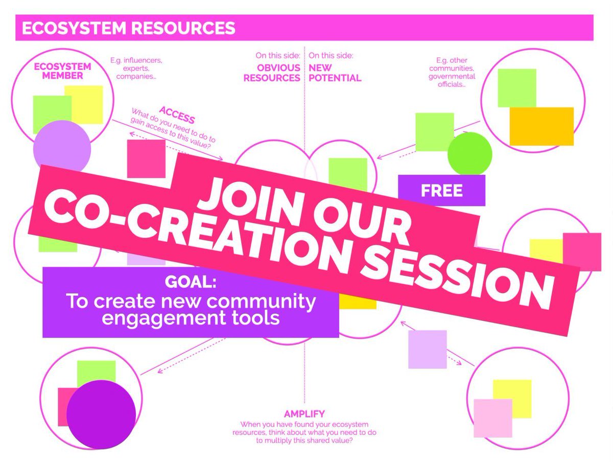 AGhostCompany's tweet photo. Later today Miikka and Lana will have the creators workshop on new tools for increasing engagement in communities.
It's at 16:00 pm CET - all online, all free.
Check if there are spaces left: https://t.co/RyuJcRdpeE
#DesignThinking #CommunityBuilders #businessDesignMethods https://t.co/5SpIlBV6nX