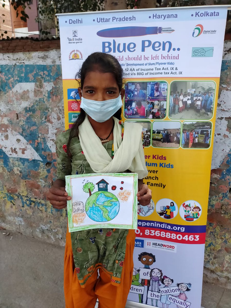 BluePenOrg's tweet photo. Children are naturally creative. It is our job to give them the freedom, material and space. To let their creativity blossom to it's full potential 🌸🌸
#art #childrencreativity #bluepenorg #joinus https://t.co/0ufp8HFO0x