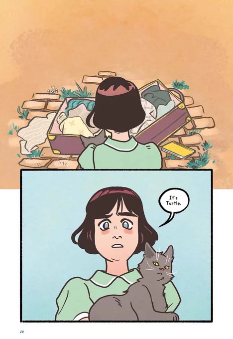 Preview pages from "Turtle in Paradise." With colors by the amazing @larkpien 
This books looks absolutely amazing thanks to Lark! 