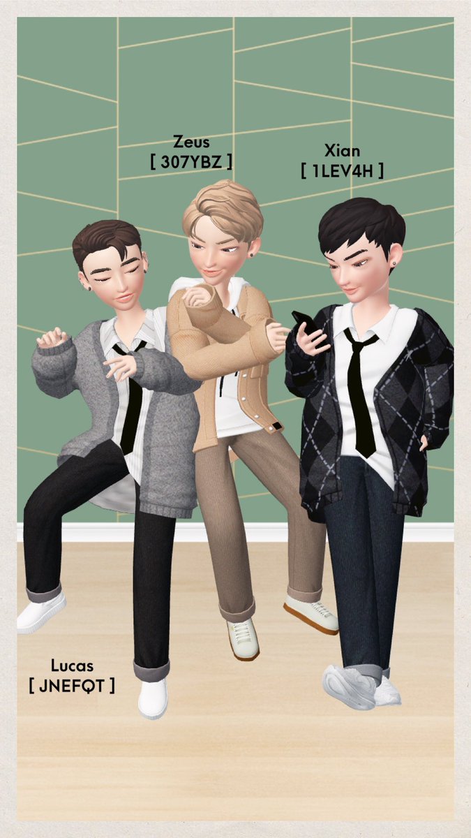 mncquin's tweet photo. The MNC Squad in #FallDaily collection by @zepeto_official 🤍
#newarrivals #zepeto #zepetofashion https://t.co/2LsgD3wkE2