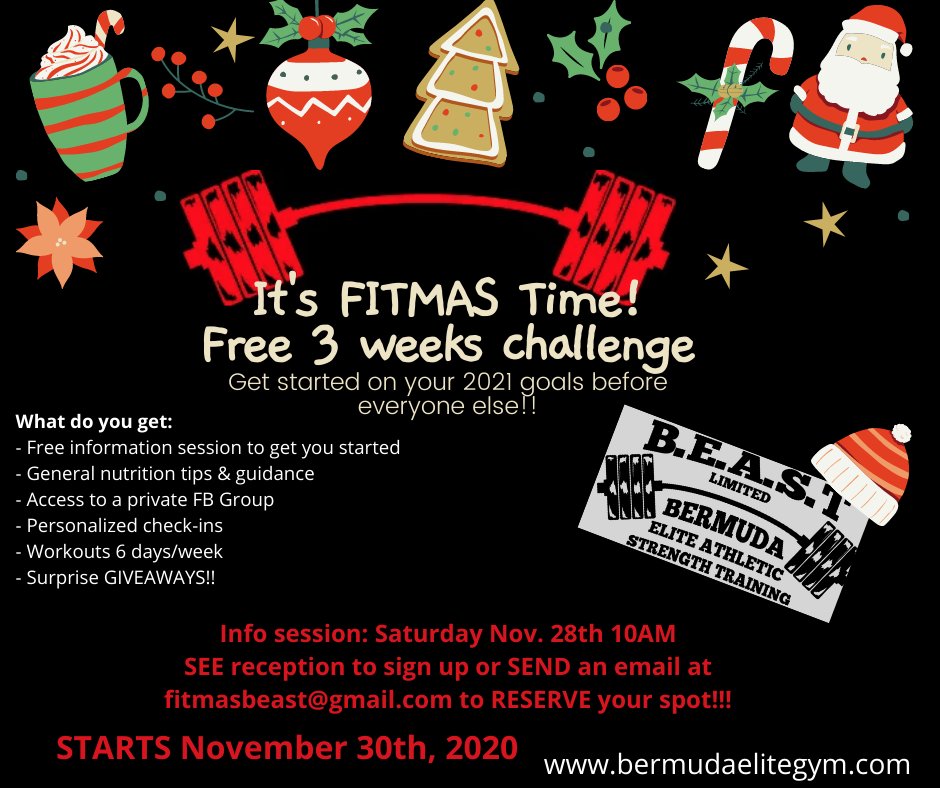 Nadia El Hlimi (@misssnadya) on Twitter photo After 8 years in Bermuda, I am giving back to the community by doing a FREE 3 weeks fitness and nutrition challenge! Local vendors are giving some really cool prizes!! No need to be a member at BEAST, do the workouts at home! SIGN UP fitmasbeast@gmail.com #nakedtitans #fitness After 8 years in Bermuda, I am giving back to the community by doing a FREE 3 weeks fitness and nutrition challenge! Local vendors are giving some really cool prizes!! No need to be a member at BEAST, do the workouts at home! SIGN UP fitmasbeast@gmail.com #nakedtitans #fitness