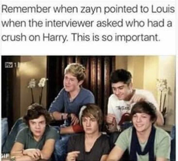 1. li and z point at lou2. h and l wrote a song together 3. h having pictures of them at his/his moms house4. lou watching an old video of them