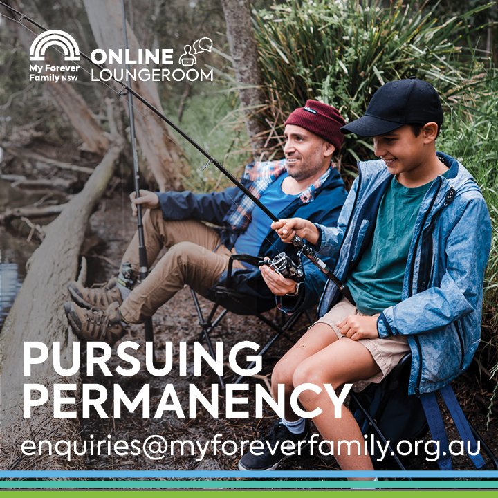 MyForeverFamNSW's tweet image. On 3 December, we will be hosting an Online Lounge Room, examining the systems around permanency, including guardianship, and how to navigate them as carers. Please register, and share the link. 

myforeverfamily.org.au/events/260/am-…

#ahomeforeverychild #fostercare #kinshipcare #permanency