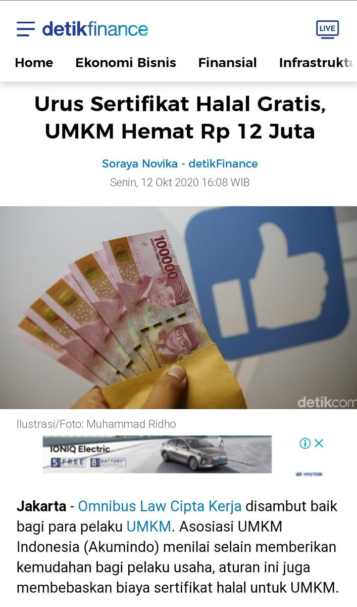 narkosun's tweet photo. UU Ciptaker berpihak kpd pelaku UMKM. Sertifikasi halal Nol rupiah alias gratis. 

Padahal ngurus kehalalan produk, bisa sampe 12 juta. Pasti ada yg meradang krn pemasukannya ilang. 😁😁🤭 https://t.co/VQym6ubiQs