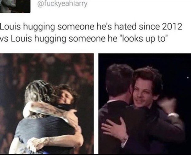 1. larry hugging v simon hugging lou2. harry singing to lou3. harry getting tattoos for what he couldn’t say4. lou’s reaction to harry singing lou