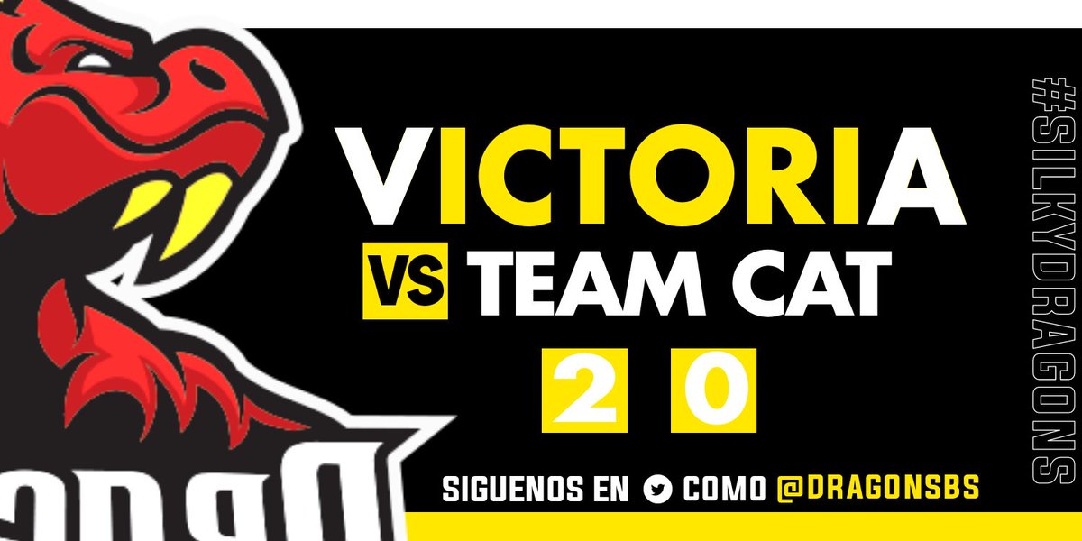 •VICTORIA | #Bs

Hoy nuestro equipo principal obtuvo una gran victoria, esperemos sigan así 

🏆@BskzLiga
🆚Team Cat
🎖️2-0

#KallpaDragons