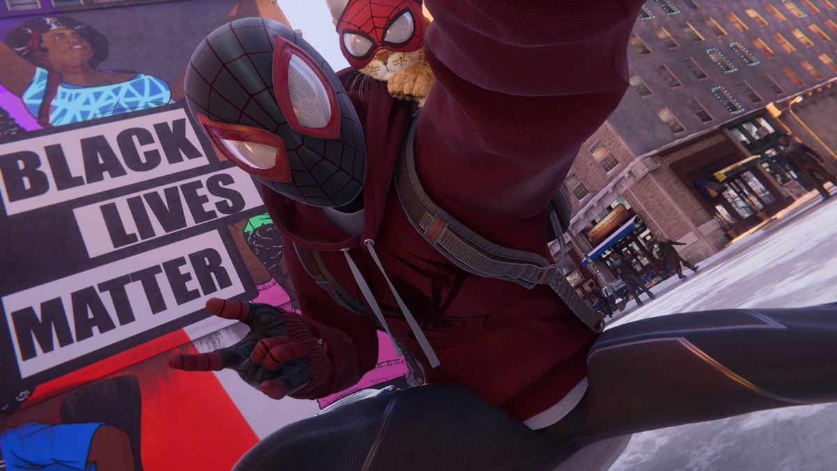 ColinMaybe's tweet photo. Spider-Man Miles Morales #blm #PS4share https://t.co/TeuU0tfNBr