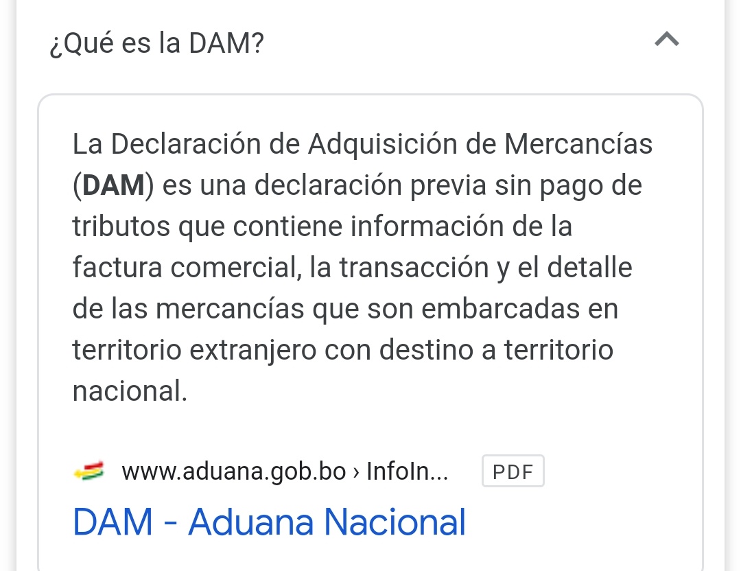 Opción A: V trabaja en una represa 

Opción B: V trabaja en la Declaración de Adquisición de Mercancía 

(Nomehagascaso,enunabroma)