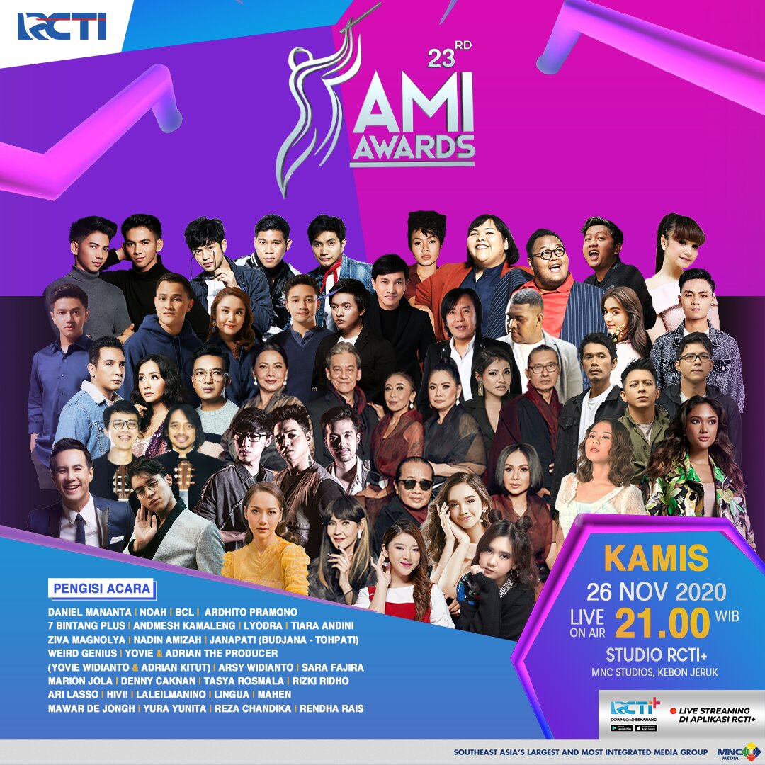 Penampilan siapa yg paling kamu tunggu malam ini! 
.....
#MusikMenyatukanKita
#amiawards2020