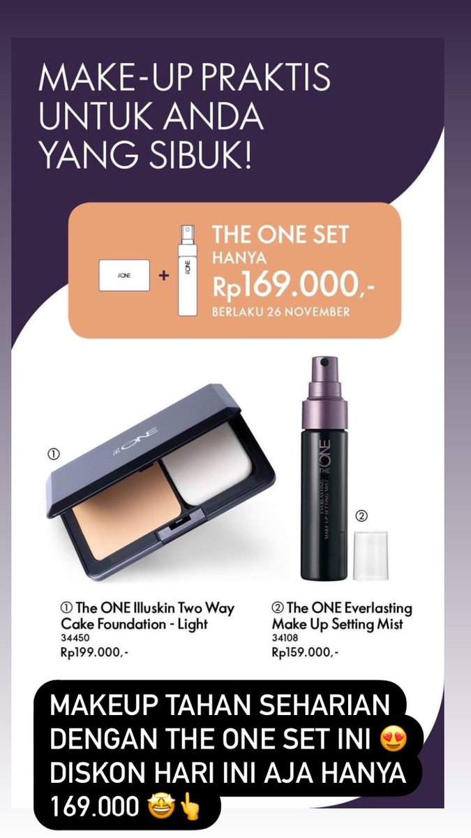 ArryDewi's tweet photo. Setiap hari ada diskon 😍 #discount #oriflame https://t.co/N9JE6OueBq