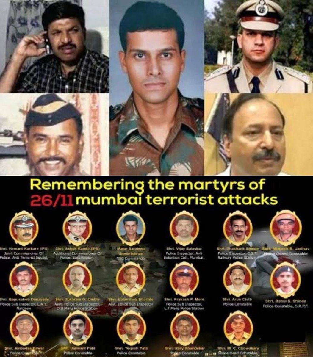 S72427's tweet photo. honorable Tribute
#MumbaiAttacks https://t.co/sJCfD7mqoX