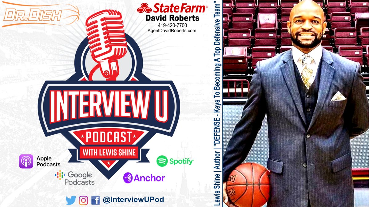 InterviewUPod's tweet photo. Join us for another amazing episode as Host & Author @LewisShine talks about the release of his NEW E-Book entitled "DEFENSE - Keys To Becoming A Top Defensive Team". #InterviewU #DefenseEBook
https://t.co/S13QWwR3Fn
---------
Our Partners: @DrDishBBall, David Roberts State Farm https://t.co/Z64faxPmvF