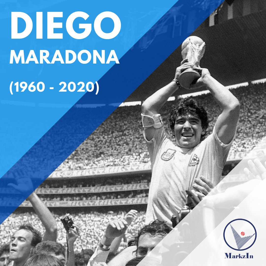 Markzinindia's tweet photo. Your indomitable spirit of taking control over the world around and  living life in full swing.... makes us understand the real value of you! You’ll remain forever in our mind, not only as a legend in football, but a pace setter in real life! Rest In Peace!
#Maradona https://t.co/TCQnjqqfWw