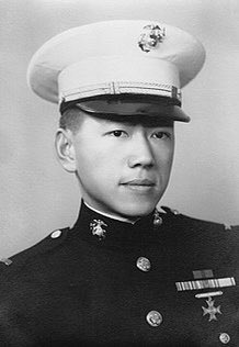 At the very point of 1/7, was Chew En Lee. The first Marine Officer of Asian descent. During the Inchon campaign, Lee shouted orders in Mandarin at the enemy and confused them as his Marines advanced.