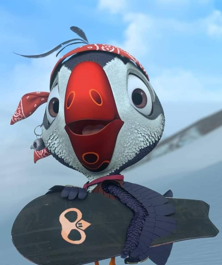 support_depp's tweet image. JOHNNY PUFF! 🤩🐦
. 
Primer look del personaje &quot;Johnny Puff&quot; que contará con la voz de Johnny Depp en la nueva serie animada &quot;Puffins&quot; de @iervolinoentertainment @andreaiervolinoproducer
.
Noten el detalle de la Guitarra 😍
Qué les parece?
.