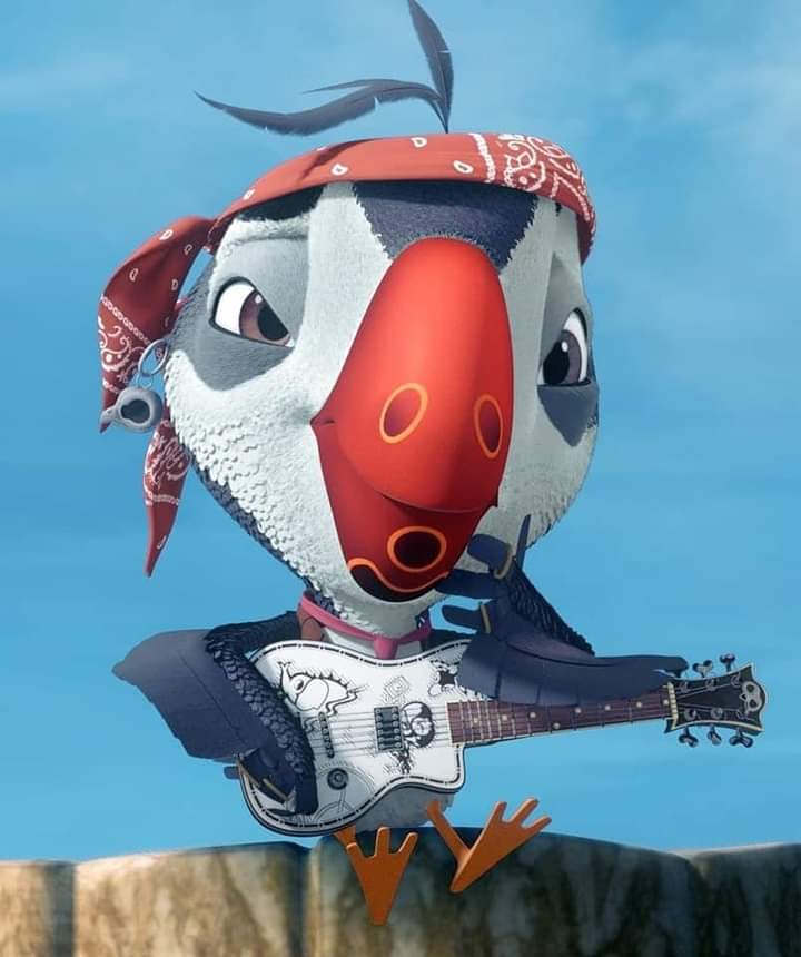 support_depp's tweet image. JOHNNY PUFF! 🤩🐦
. 
Primer look del personaje &quot;Johnny Puff&quot; que contará con la voz de Johnny Depp en la nueva serie animada &quot;Puffins&quot; de @iervolinoentertainment @andreaiervolinoproducer
.
Noten el detalle de la Guitarra 😍
Qué les parece?
.