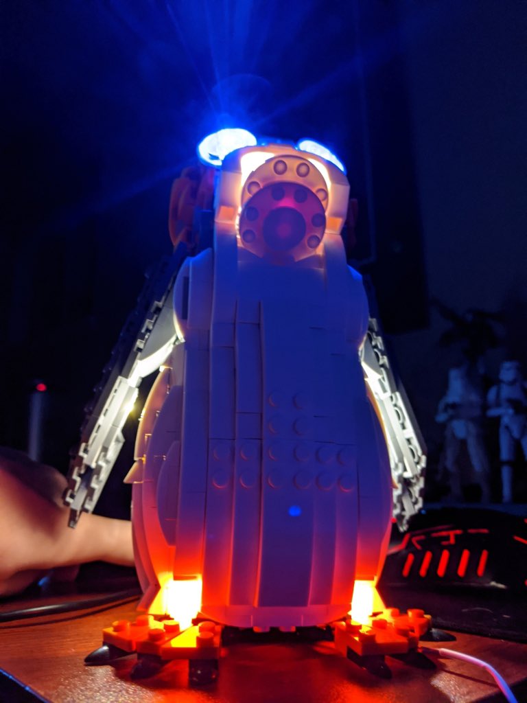 he’s requested for me to share pictures from his last endeavour which was Big Porg God