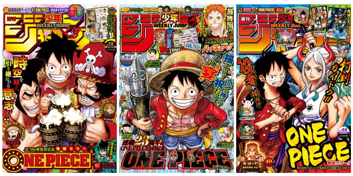 Log ワンピース考察 年度のジャンプは合併号等を含めて 47冊 発刊 その内one Pieceは 13回 休載し 34話 掲載で 掲載率は 72 と例年に比べて大幅に下がった ちなみにここ数年の休載回数は 17年度 9回 18年度 9回 19 Log ワンピース考察 年度のジャンプは合併号等を含めて 47冊 発刊 その内one Pieceは 13回 休載し 34話 掲載で 掲載率は 72 と例年に比べて大幅に下がった ちなみにここ数年の休載回数は 17年度 9回 18年度 9回 19