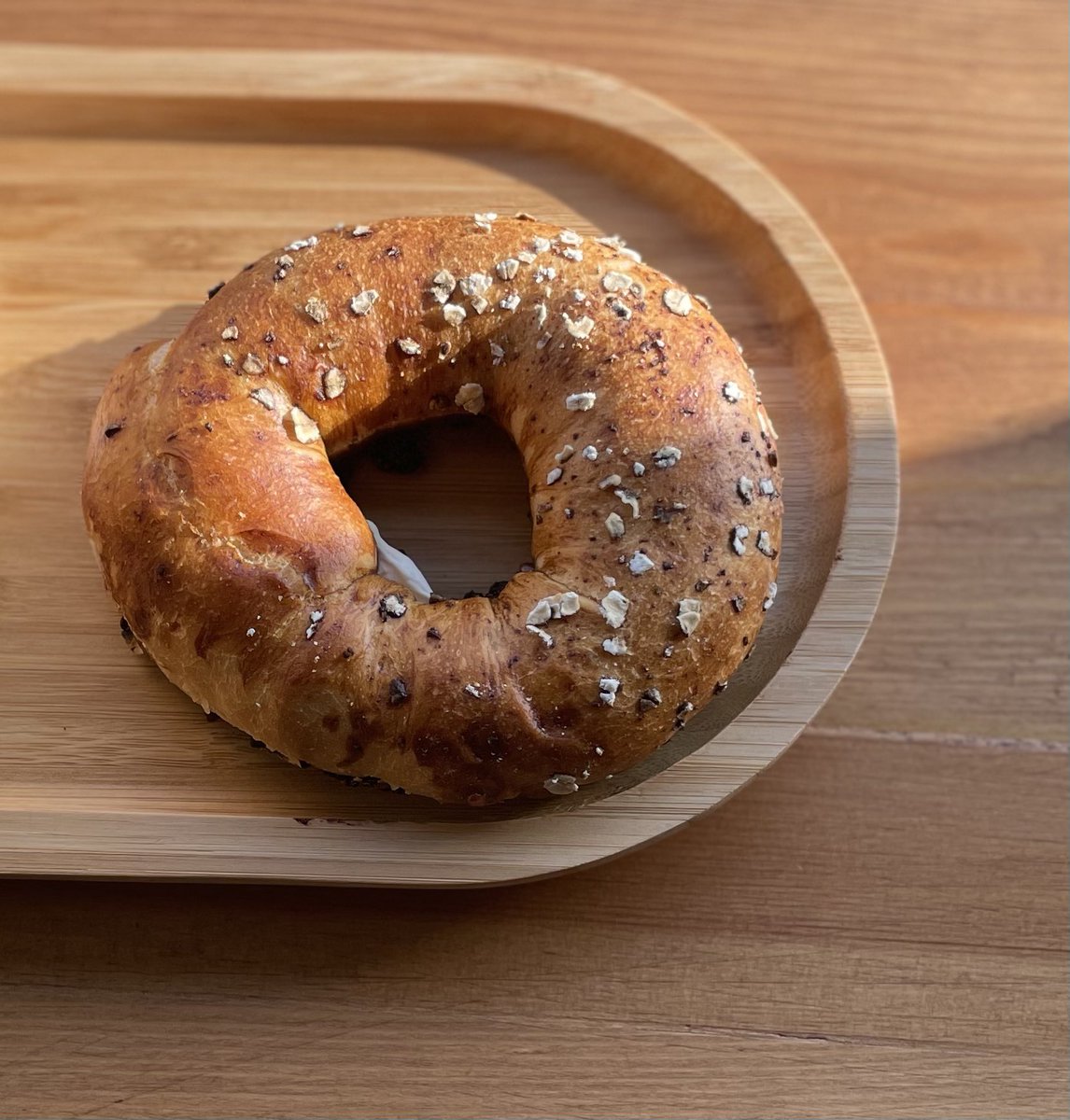 ThreeMilesCafe's tweet photo. Bagel🥯 ❤️❤️ https://t.co/drIiQe9XPi