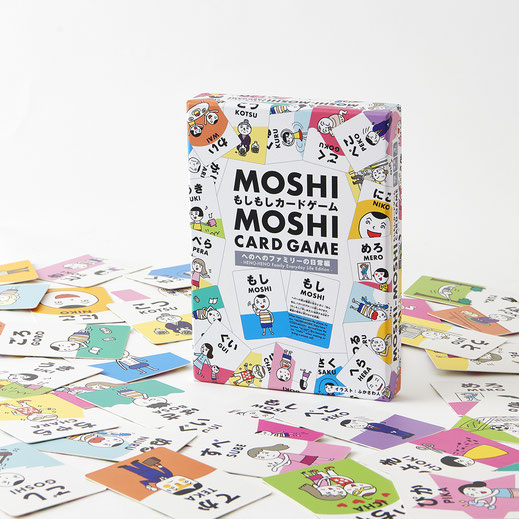 イエローサブマリン 横浜店 ボードゲーム 新商品 日本語のオノマトペをテーマにしたバイリンガル カードゲーム もしもしカードゲーム 日英版 が入荷しました オノマトペの中でも 繰り返し同じ言葉を重ねるものに絞って収録されております