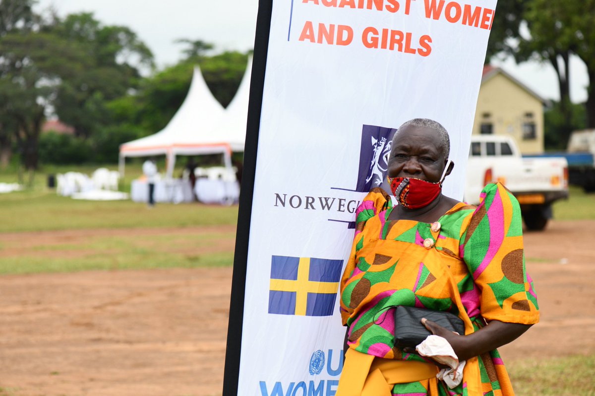 unwomenuganda's tweet photo. We commemorate #InternationalDayfortheEliminationofViolenceAgainstWomen yesterday, join us today in advocating for an end to domestic violence against women in Uganda. ##16Days  

🧡 #OrangeTheWorld! 🧡

RT or Like if you’re with us https://t.co/AWDxb3GHyw