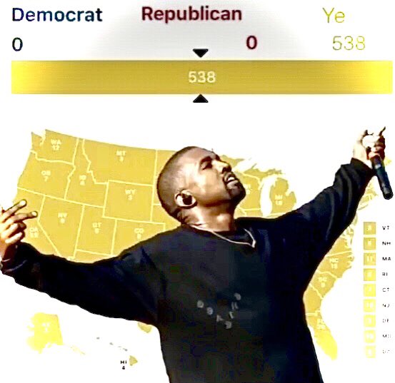Gamer0764's tweet image. Pog I guess Kanye won, time to listen to lift yourself for the next 4 years