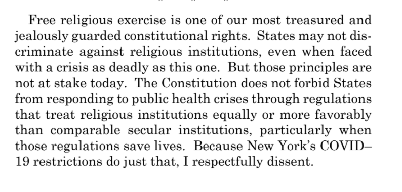 In addition to the Breyer dissent, Justice Sotomayor writes a dissent that Justice Kagan joins.