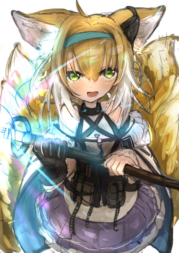 アークナイツ 今回の危機契約で一番お世話になった子 どうか忘れないでほしいスズランは我らの光で 砂猫のイラスト