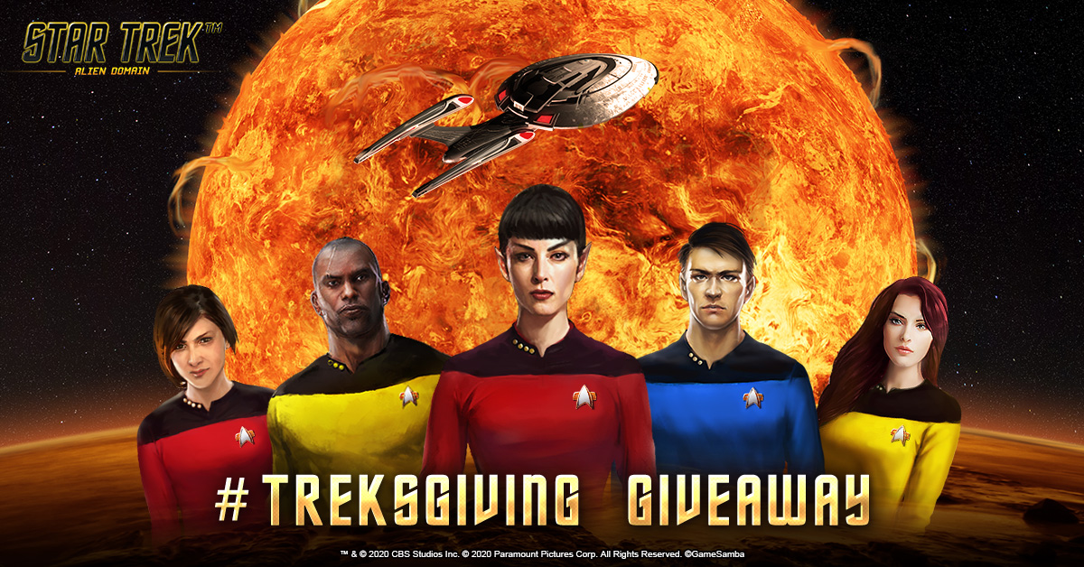 StarTrekAD's tweet photo. Happy #Thanksgiving Eve, Captains! 🖖
We're going to do a giveaway tomorrow at 6pm (PDT) here and on Facebook. 🎁 The giveaway is first-come, first-served. Please keep tuned! https://t.co/fVKp7SEQj2