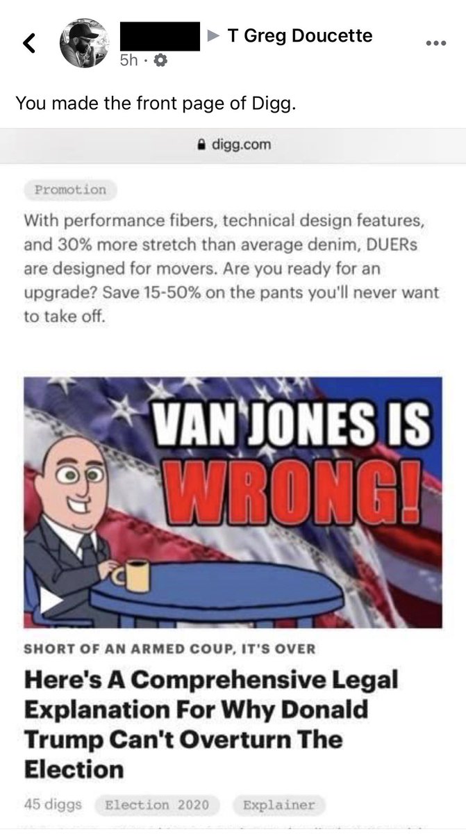 Did I tell y'all we made the front page of Digg? 