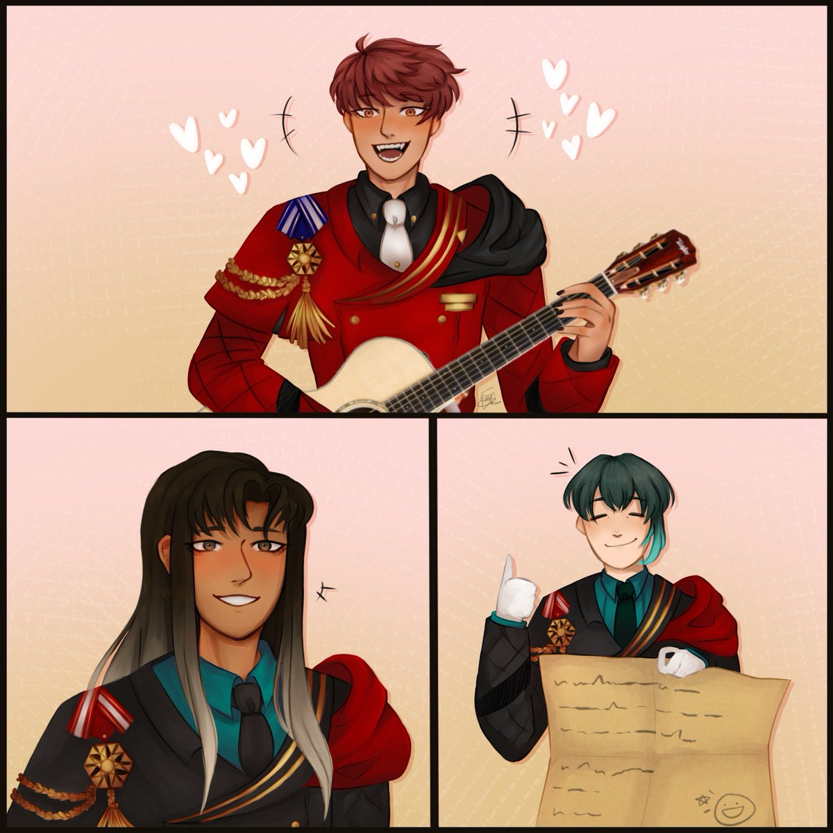 _smolsk's tweet image. Human Courting 101! ✨

#obeyme #obeymediavolo #obeymemc