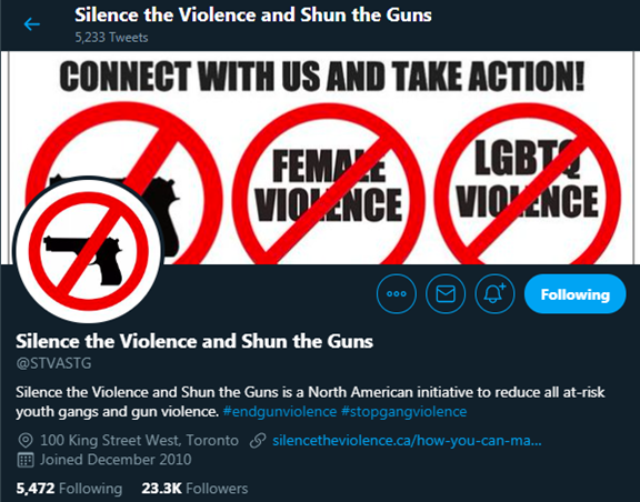 "Silence the Violence and Shun the Guns is a North American initiative to reduce all at-risk youth gangs and gun violence.”No.No, it isn’t.It’s a guy running a scam in Toronto.Read on… #canada  #cdnpoli  #gunban  #gunviolence1/