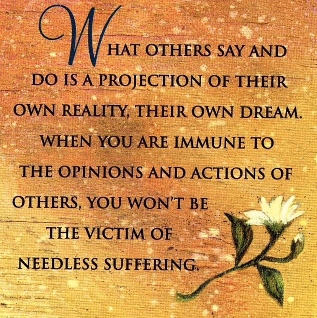 Good Morning...☀️

“Don’t take anything personally.”

Have a lovely, positive day. Remember how other’s behave is a reflection of them. Stay in your own lane-focussing on doing your best and always be kind. 💜