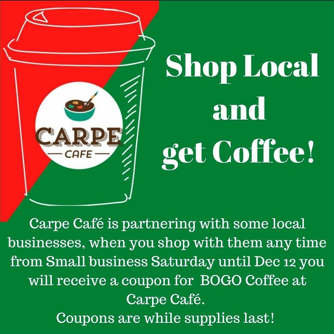 We want to say thanks for supporting local businesses! See our Facebook page for the full list of participating locations. #SmallBusinessSaturday