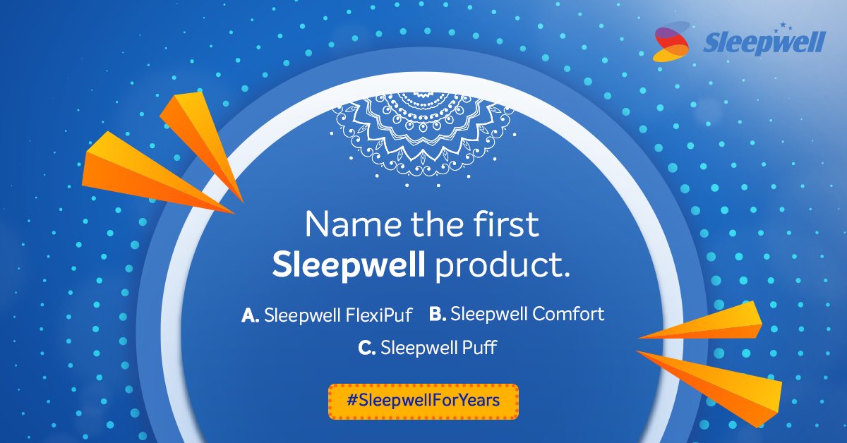 Did you watch out first TVC? Watch it now and answer this one correctly and you could win exciting amazon vouchers. It's raining vouchers with #SleepwellForYears.. #ContestAlert