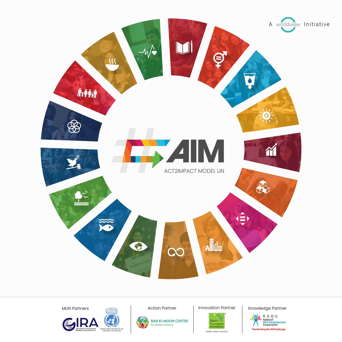 NSDCIndia's tweet photo. NSDC is delighted to partner with @WorldviewEdu as a Knowledge Partner for the Act2Impact Model United Nations (AIM) challenge. A Global Entrepreneurship &amp; Leadership Challenge, AIM is focused on developing the entrepreneurial &amp; solution-oriented mindset of students. https://t.co/zODRGzILOR