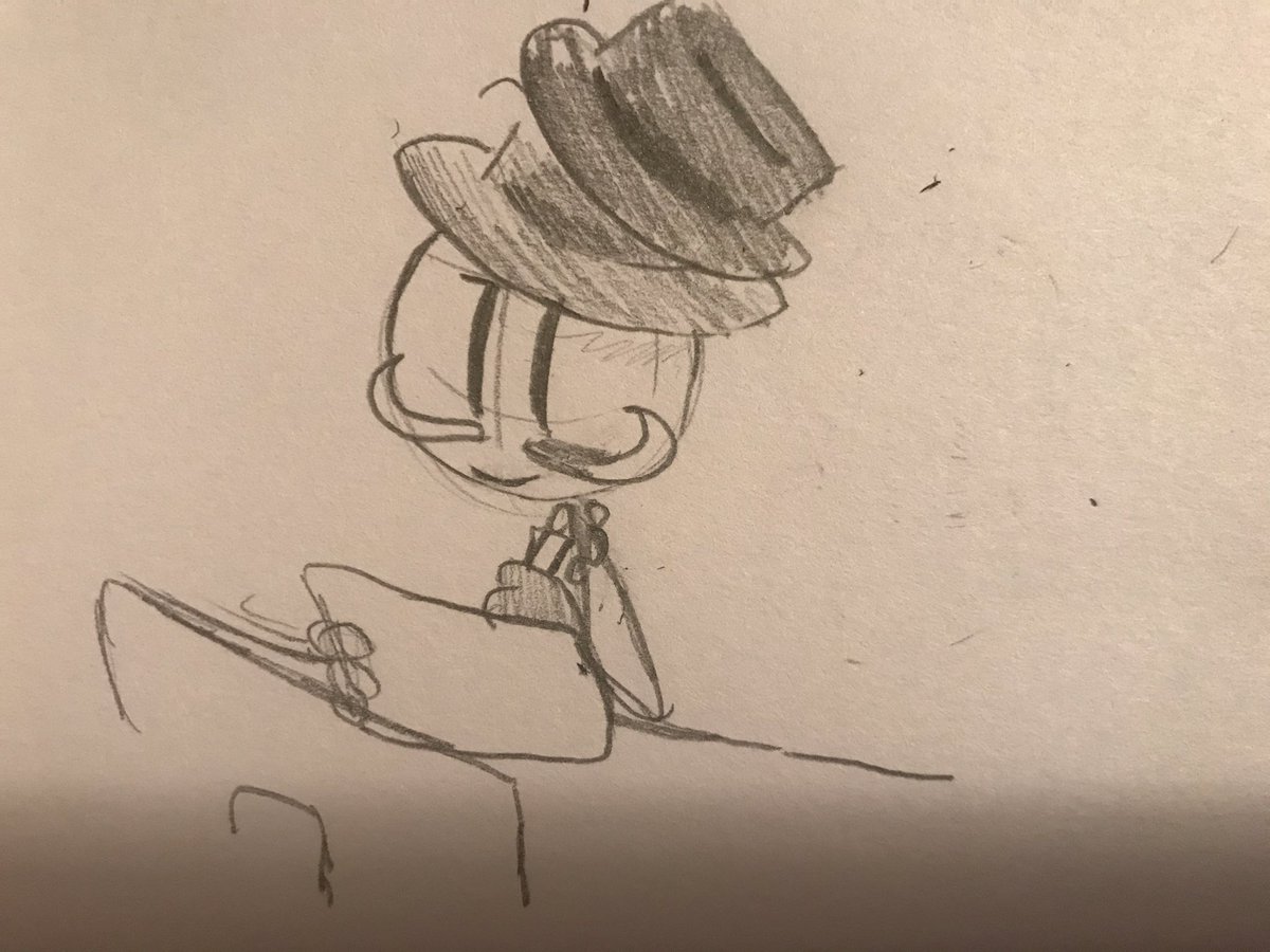 spiceyacorn's tweet photo. Right: “Aw, ‘dat’s cute.”
Reg: “Y-You think so, Right?” 
Right: “‘f course ah’ do. Y’got talent, Reg.” 

(Please help me idk how to draw romantic floaty poses) 
#ReginaldCopperbottom #RightHandMan #Copperright #HenryStickmin https://t.co/Vu6xbBM4We
