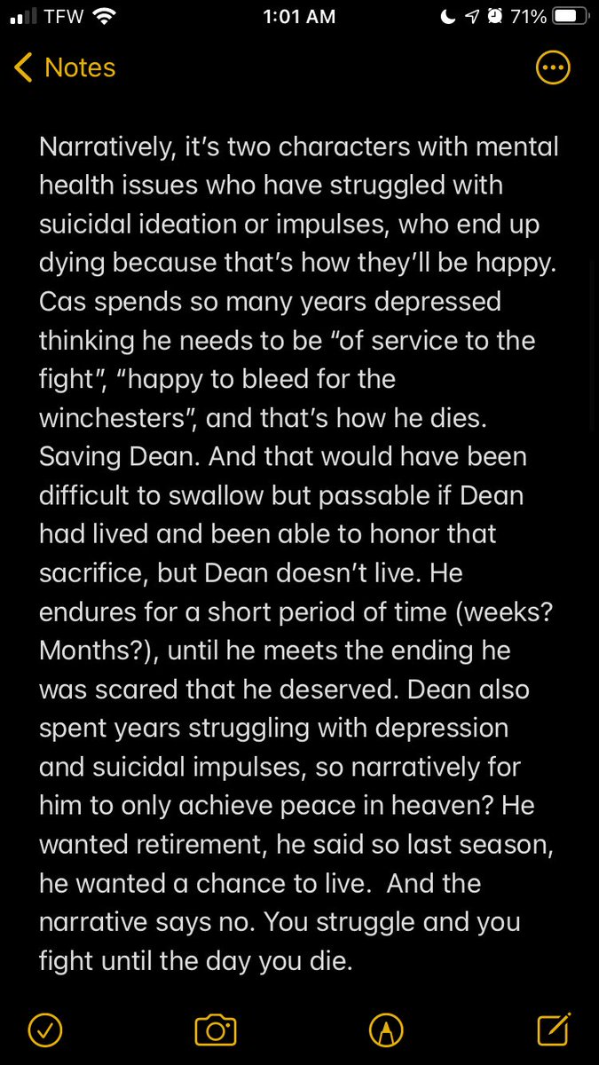 winterofblue77's tweet photo. @mishacollins @mishastardis Thank you for being willing to listen ❤️ 18 was a solid episode and the confession meant a lot but... what came after undermined it massively. I’ll leave the queerbait/bury the gays to people with a little more brainpower than this smol ace - here’s my thoughts: https://t.co/M3jbw6yVxR