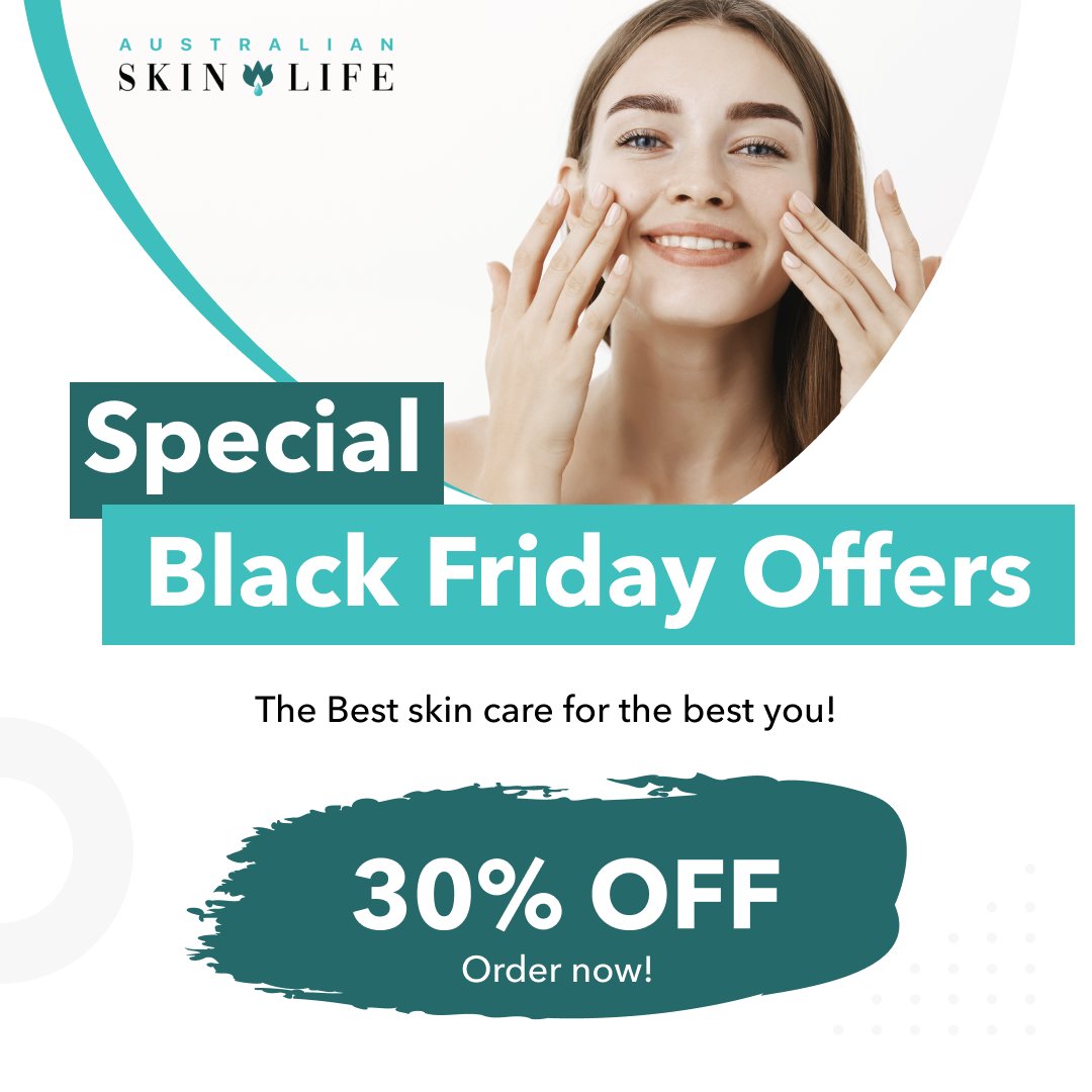 AusSkinLife's tweet photo. Special Black Friday Offers - 30% Off

The best skincare for the best you!

#australianskinlife #skincare #beauty #skincareroutine #makeup #skin #skincareproducts #antiaging #skincareproducts #skincaretips #glowingskin #cosmetics #asltips #amtanmedical #Skinlabandbeauty #amtan https://t.co/WpmDjQcn9G